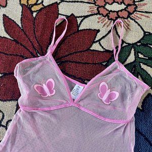 Butterfly Mesh Lingerie Dress